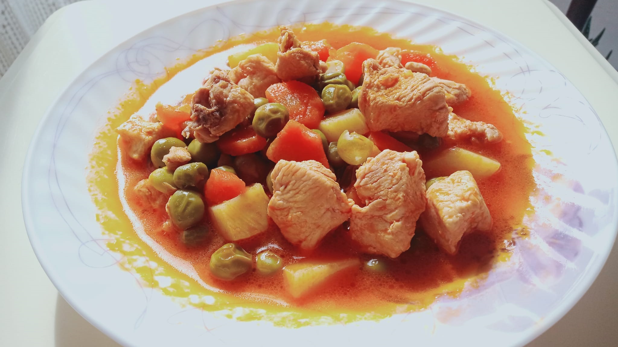 Tavuklu Patates Yemeği