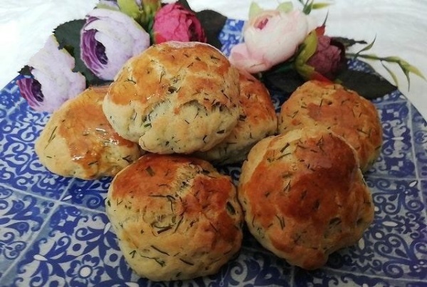 Dereotlu Minnak Poğaça Tarifi