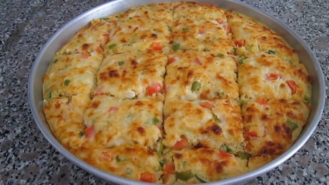 Fırında Sebzeli Çörek 